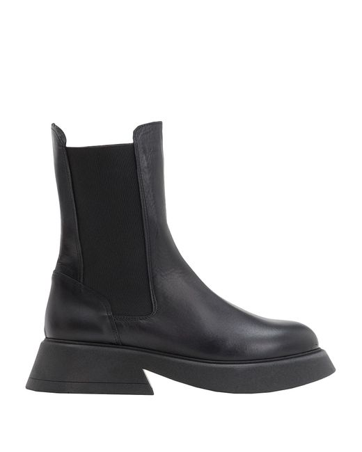8 by YOOX Black Ankle Boots