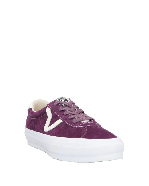 Vans Purple Sneakers Leather for men