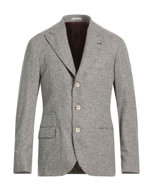 Brunello Cucinelli Gray Blazer for men