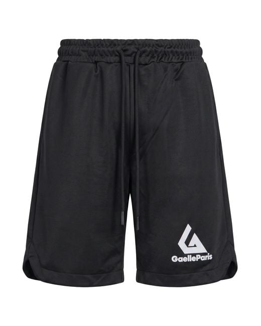 Gaelle Paris Black Shorts & Bermuda Shorts Polyester for men
