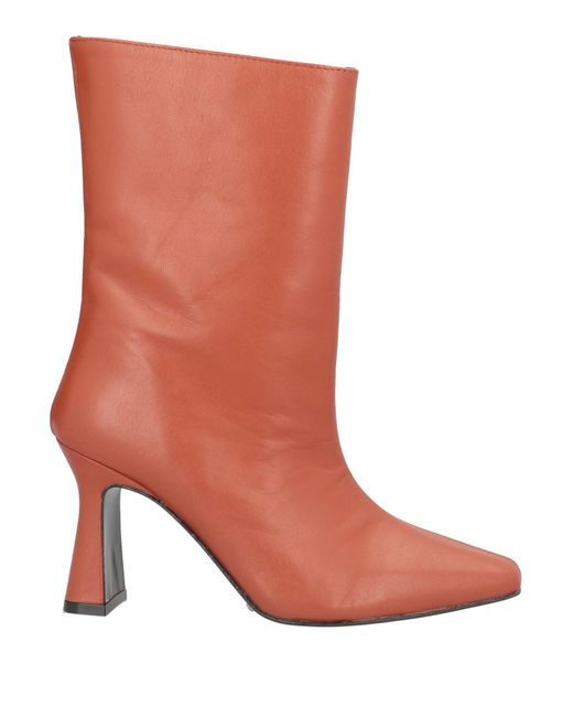 NCUB Brown Tan Ankle Boots Leather