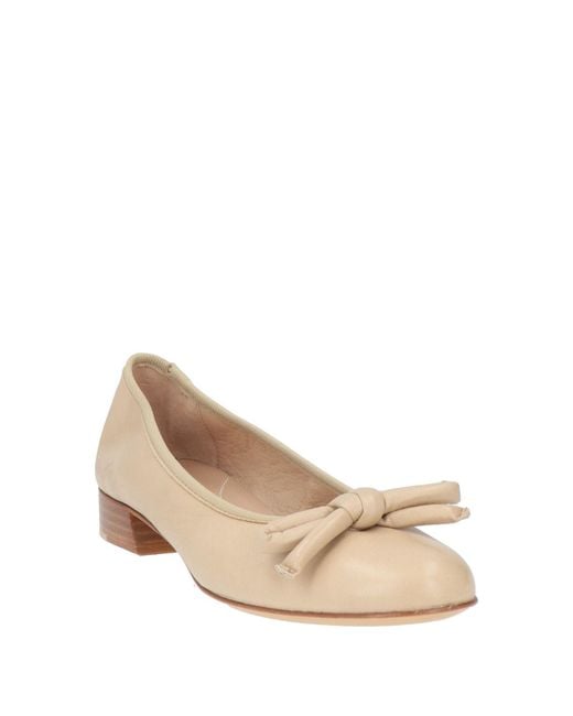 Pomme D'or Natural Ballet Flats