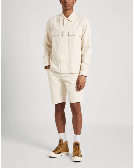 Calvin Klein White Denim Shirt for men