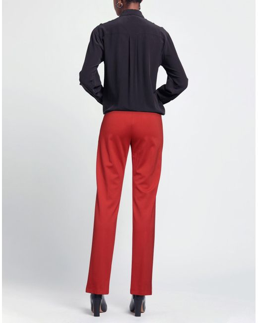 Pantalon Caractere en coloris Red