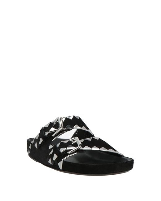 Isabel Marant Black Sandals Calfskin