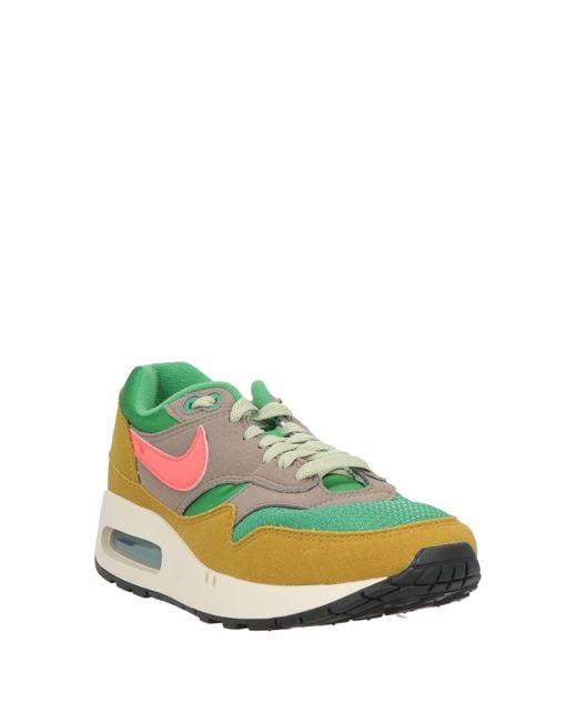 Nike Green Khaki Sneakers Textile Fibers for men