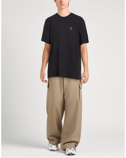 Maison Kitsuné Black T-Shirts for men