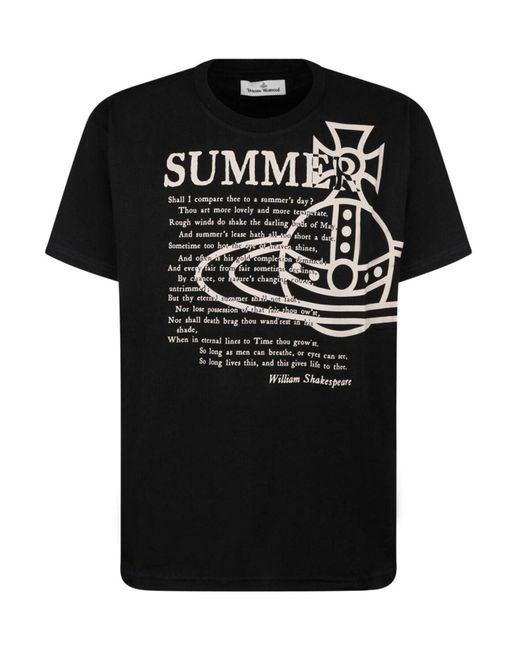 T-shirt Vivienne Westwood pour homme en coloris Black