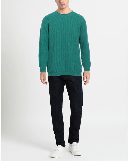 Daniele Fiesoli Green Sweater for men