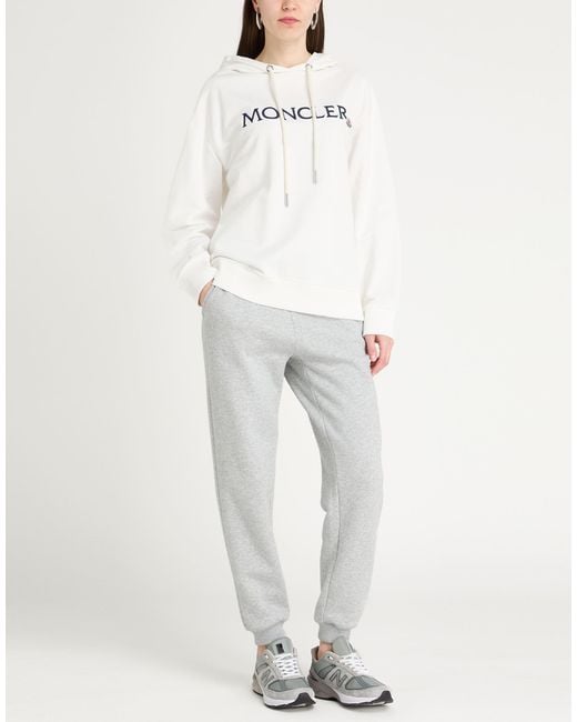 Moncler White Sweatshirt Cotton