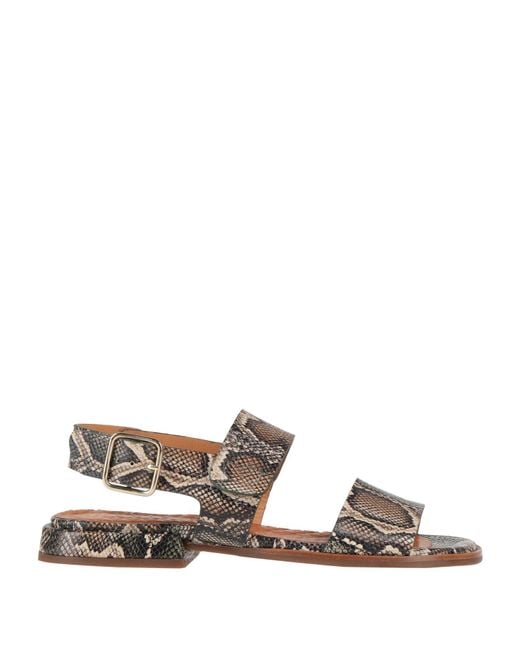 Chie Mihara White Sandals Leather