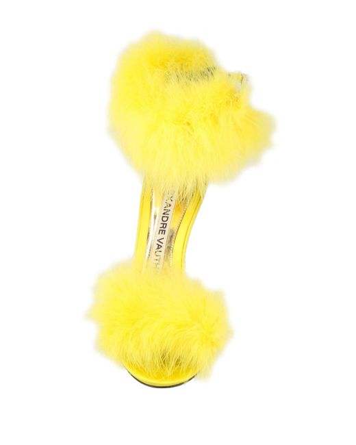 Alexandre Vauthier Yellow Sandals