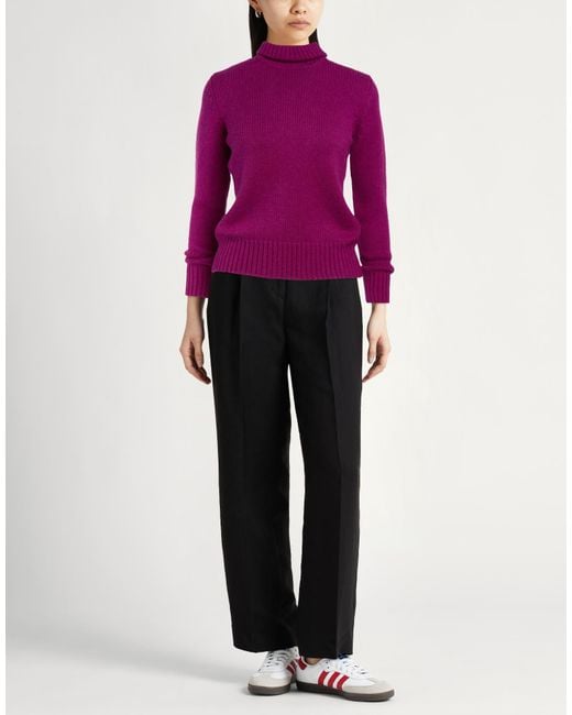 Moorer Purple Turtlenecks
