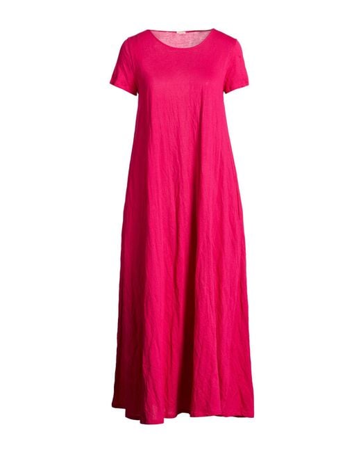 Apuntob Pink Midi Dress