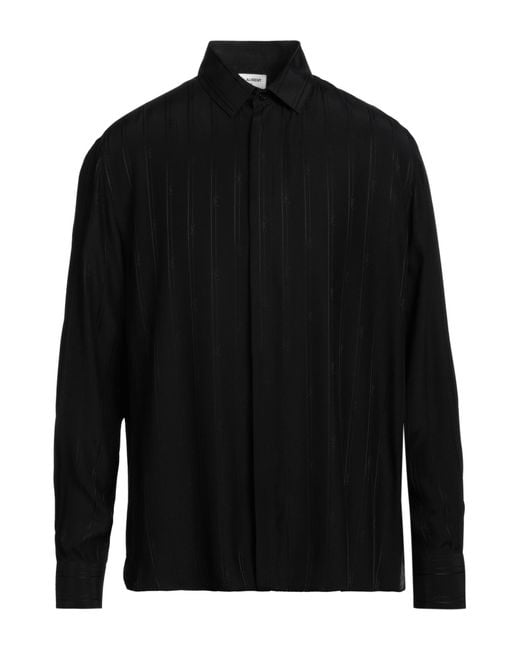 Chemise Saint Laurent pour homme en coloris Black