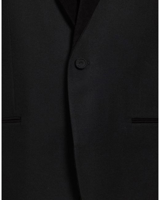Dior Black Blazer Wool, Cotton, Elastane for men