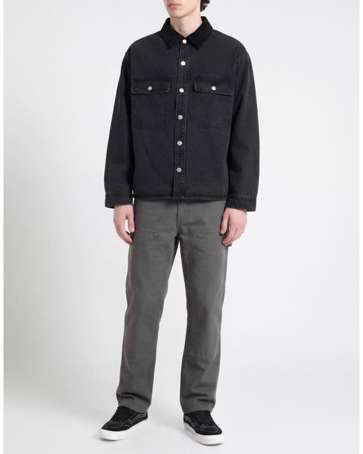 Obey Black Denim Outerwear for men
