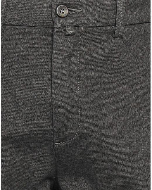 Siviglia Gray Pants Cotton, Polyester, Elastane for men