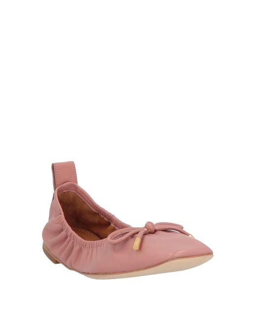 Tory Burch Pink Ballet Flats