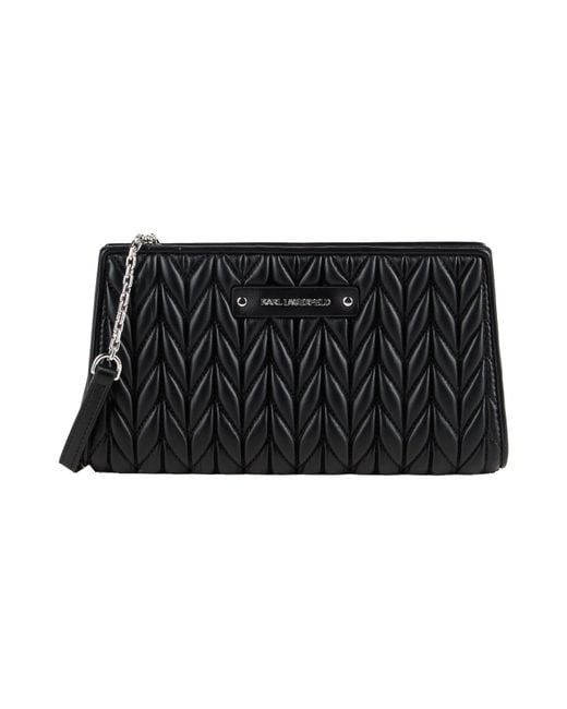 Karl Lagerfeld Black Crossbody Wallet