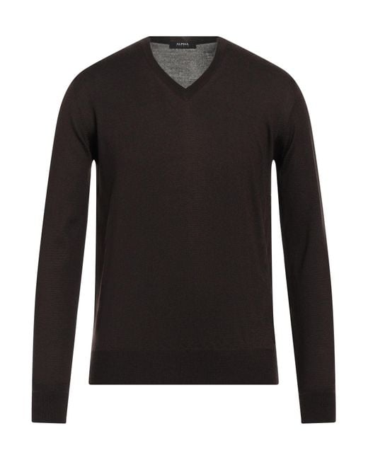 Pullover Alpha Studio pour homme en coloris Black