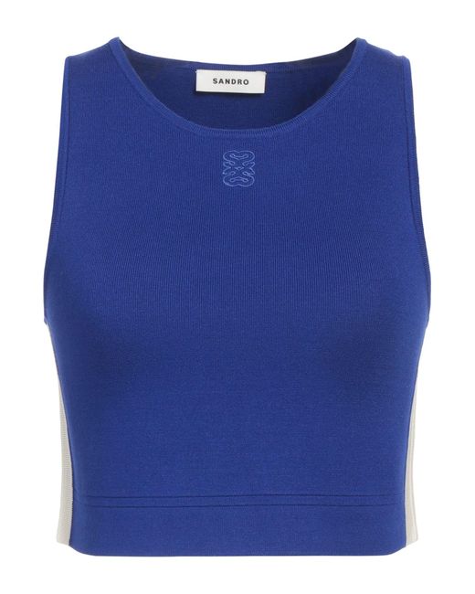 Sandro Blue Top