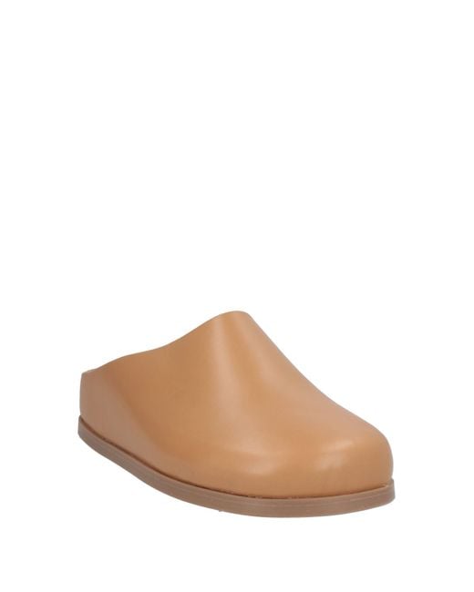 Mansur Gavriel Brown Mules & Clogs