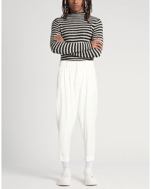 Emanuel Ungaro White Trouser for men