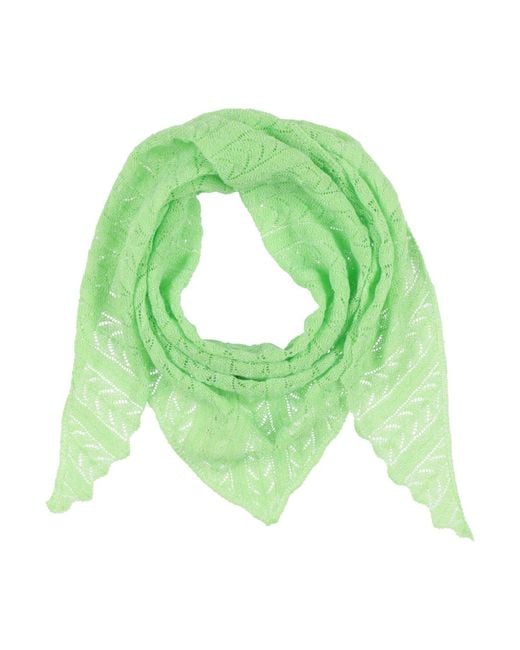 Alysi Green Scarf Viscose, Polyester