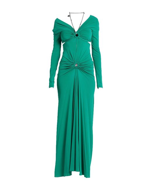 Rabanne Green Maxi Dress