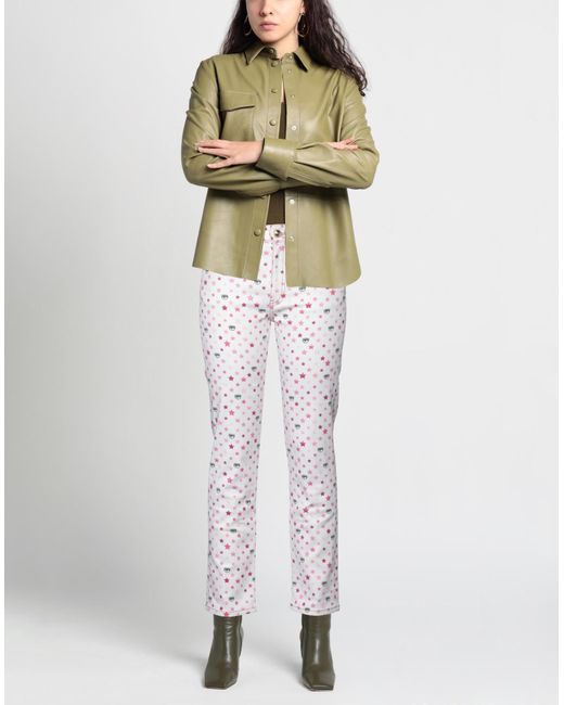 Chiara Ferragni White Jeans