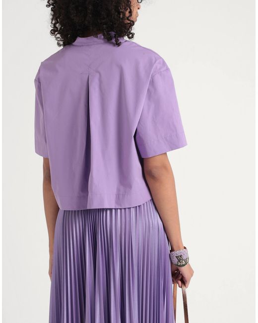MAX&Co. Purple Madre Light Shirt Cotton