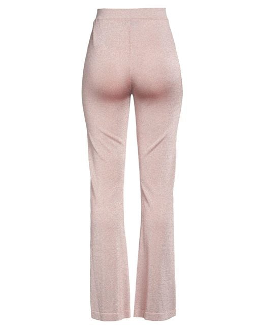 Missoni Pink Blush Pants Viscose, Metal Fiber