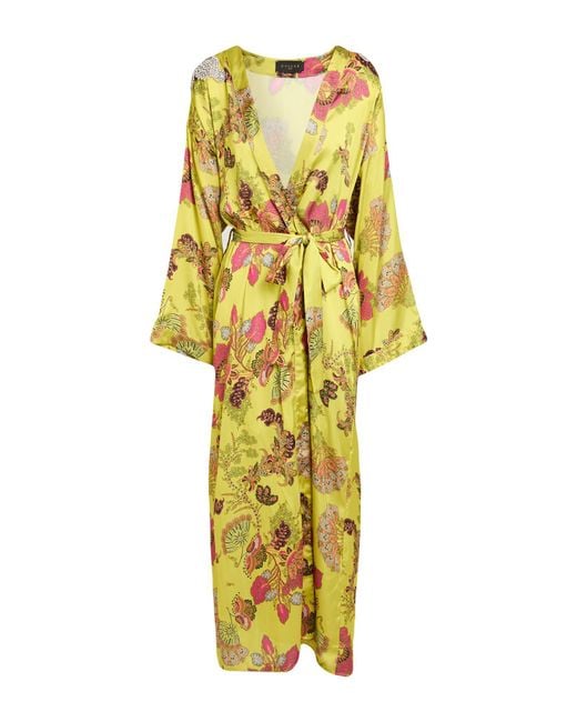 Gaelle Paris Yellow Overcoat & Trench Coat