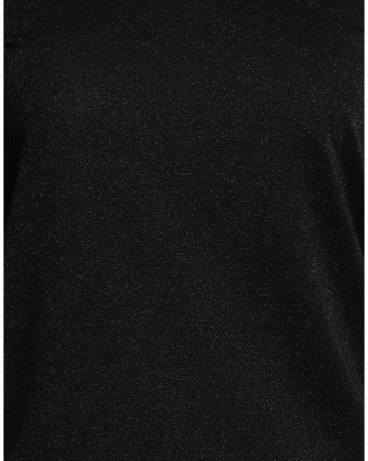 Ottod'Ame Black T-Shirt Viscose, Polyester, Polyamide, Elastane