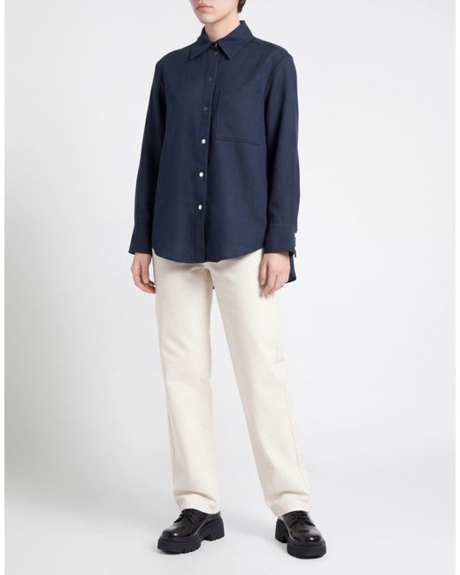 MAX&Co. Blue Jacket Triacetate, Wool