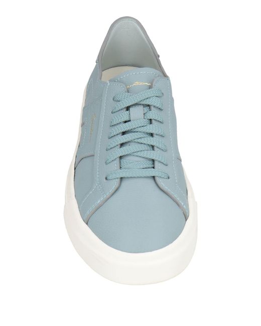 Santoni Blue Sneakers for men