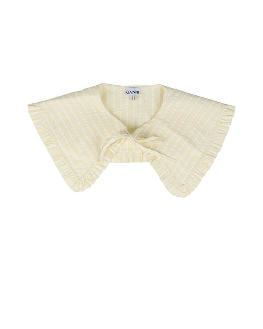 Ganni White Scarf