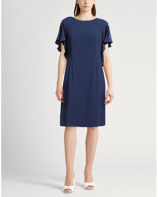 Paule Ka Blue Midi Dress