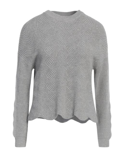 Marella Gray Sweater Viscose, Polyester, Polyamide