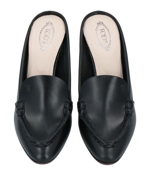 Tod's Black Mules & Clogs