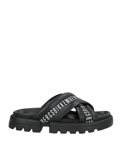 Bikkembergs Black Sandals Leather for men