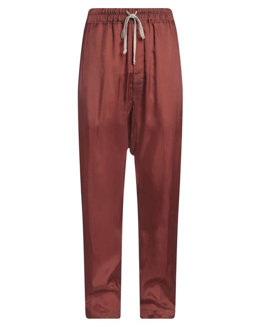 Pantalone di Rick Owens in Red da Uomo