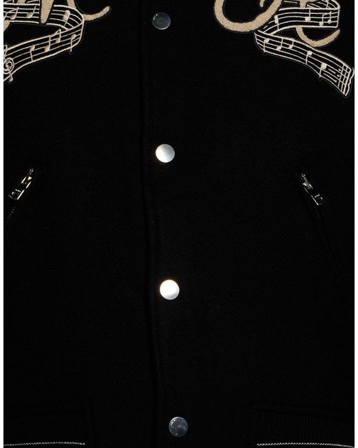 Amiri Black Jacket Virgin Wool, Polyamide for men
