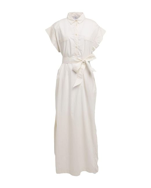 8pm White Ivory Maxi Dress Cotton
