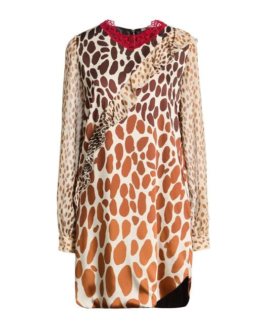 Marco De Vincenzo Natural Mini Dresses