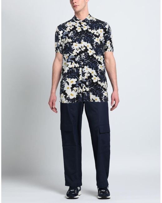 Majestic Filatures Blue Shirt for men