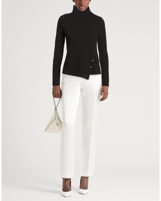 Courreges Black Turtleneck Viscose, Polyester