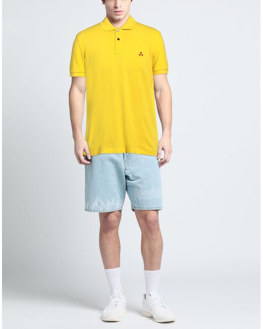Peuterey Yellow Polo Shirt Cotton for men