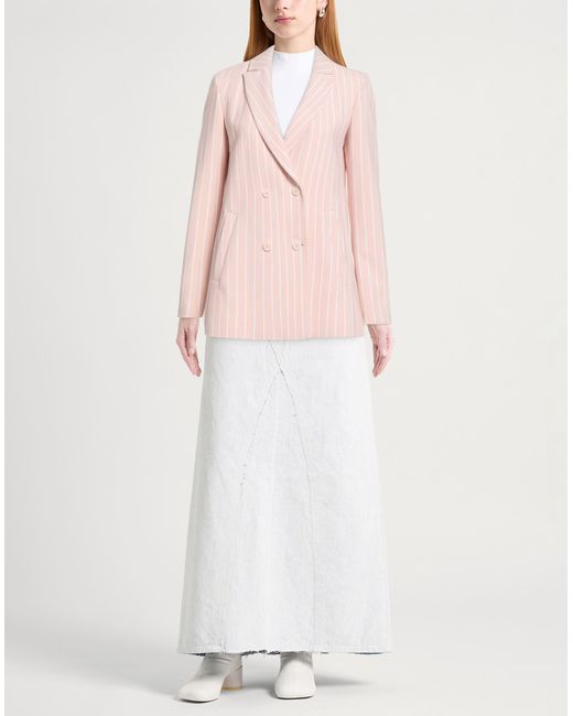 HUGO Pink Blazer Polyester, Viscose, Elastane